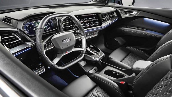 Электромобиль Audi Q4 EV SUV — интерьер